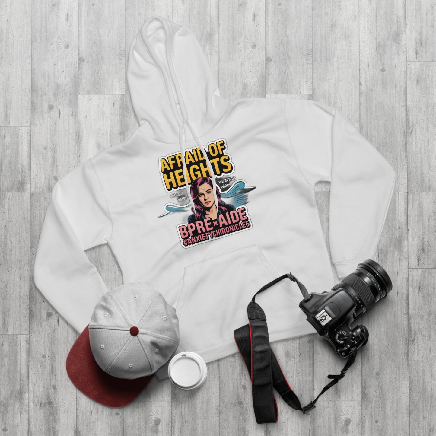 Afraid of Heights (But Only With Water Below) Hoodie