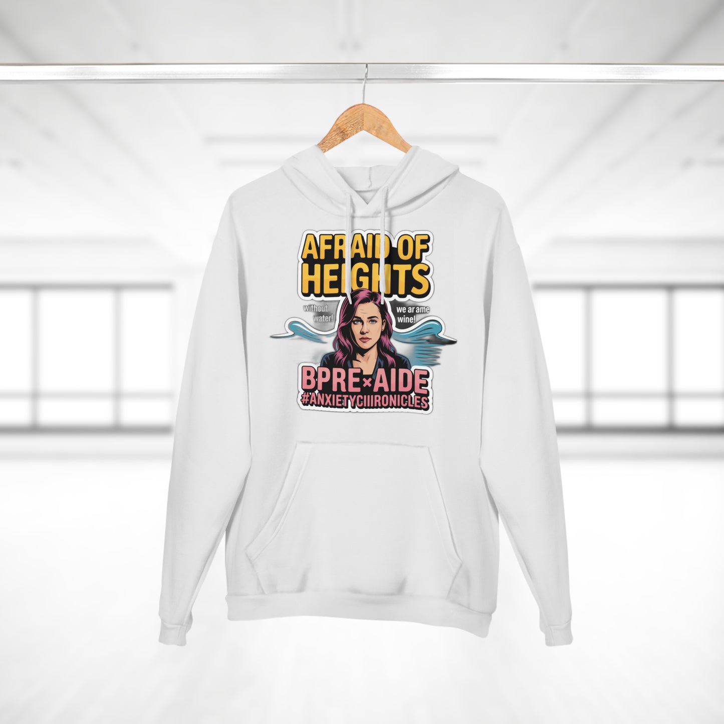 Afraid of Heights (But Only With Water Below) Hoodie