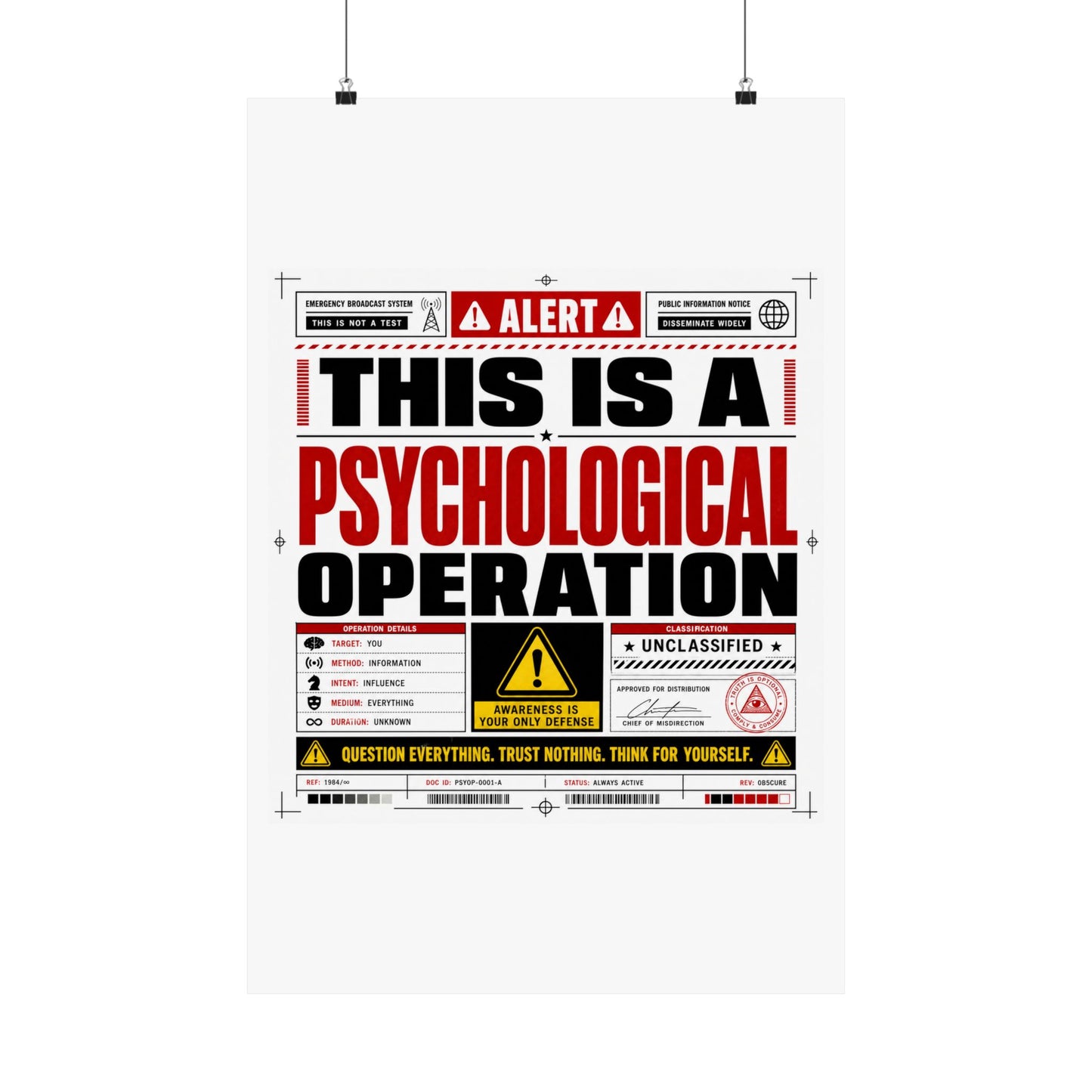 psychological-operation Poster