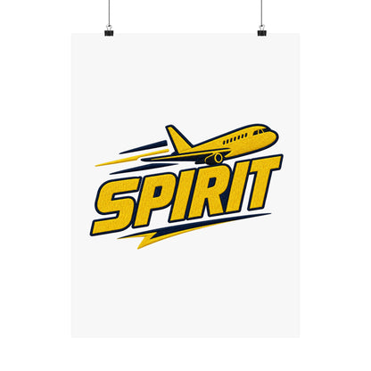 spirit-airlines-logo-mashup Poster
