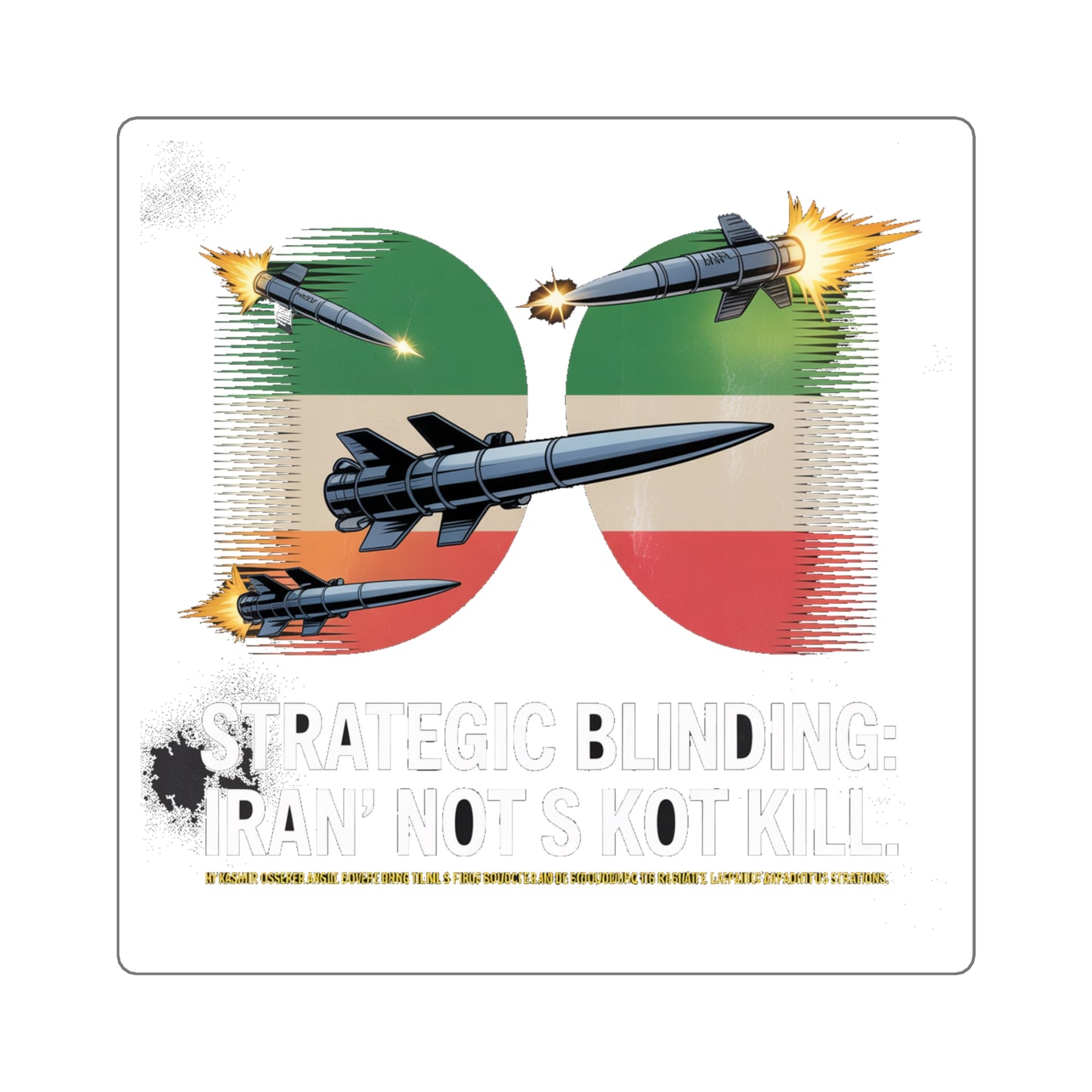 Iran's 'Blinding' Strategy Sticker