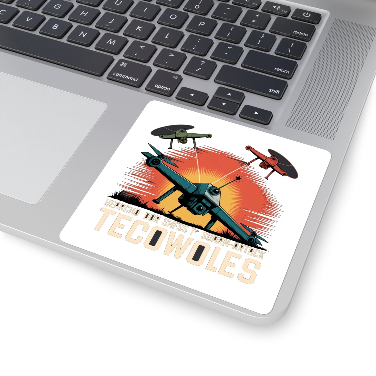 Drone vs Drone Future Sticker