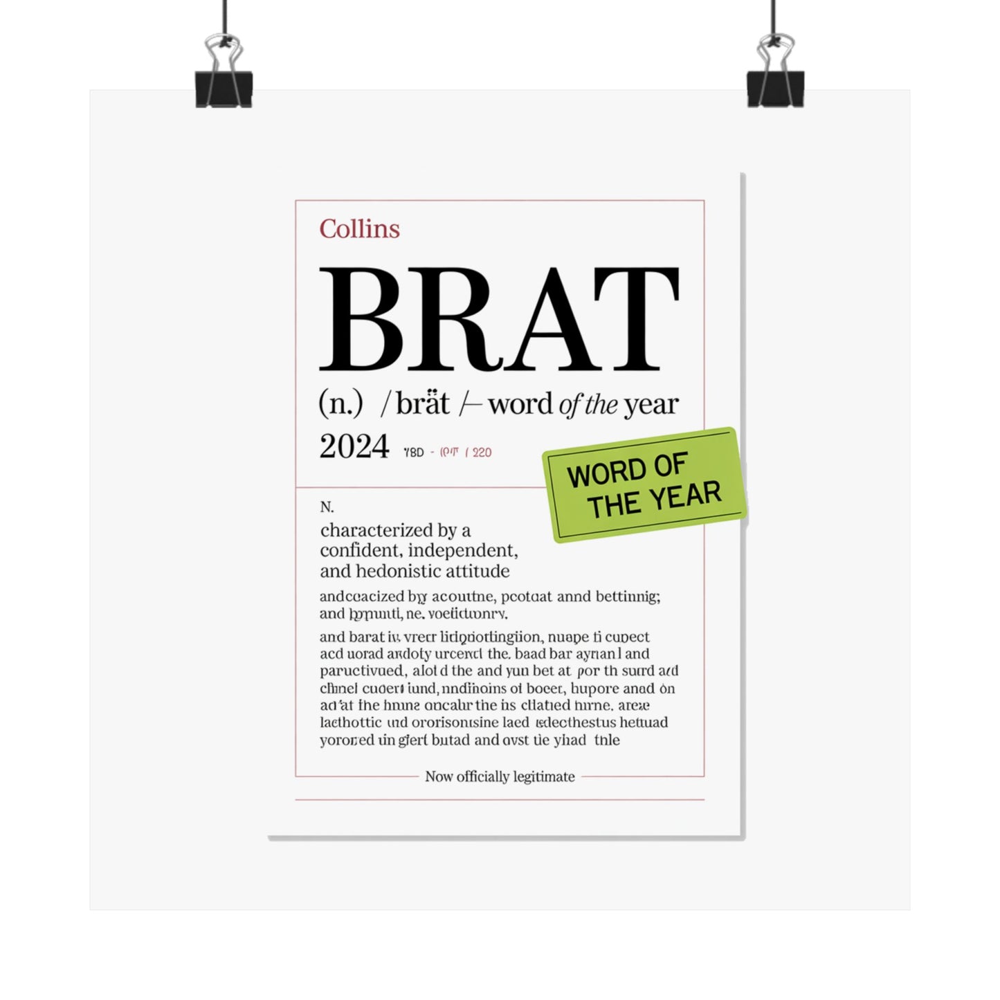 Product Poster