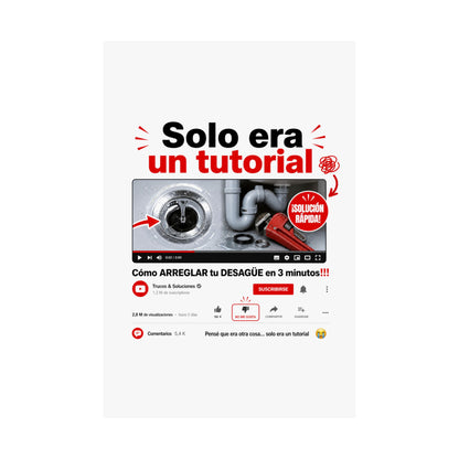 solo-era-un-tutorial Poster