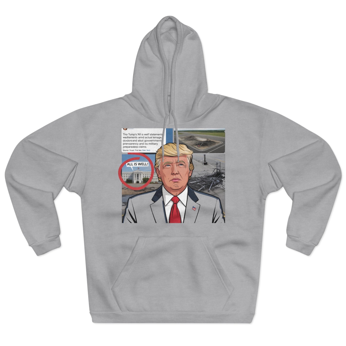 The 'Hidden Damage' Irony Hoodie
