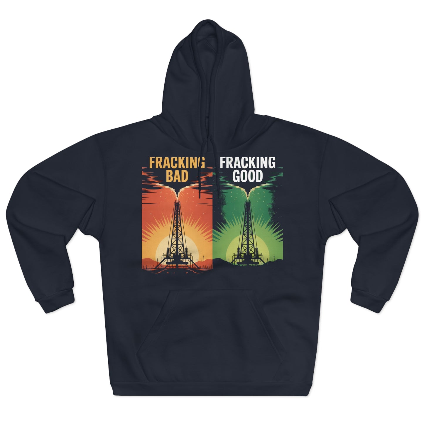 Fracking Our Way to Climate Salvation Hoodie