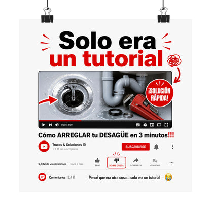solo-era-un-tutorial Poster
