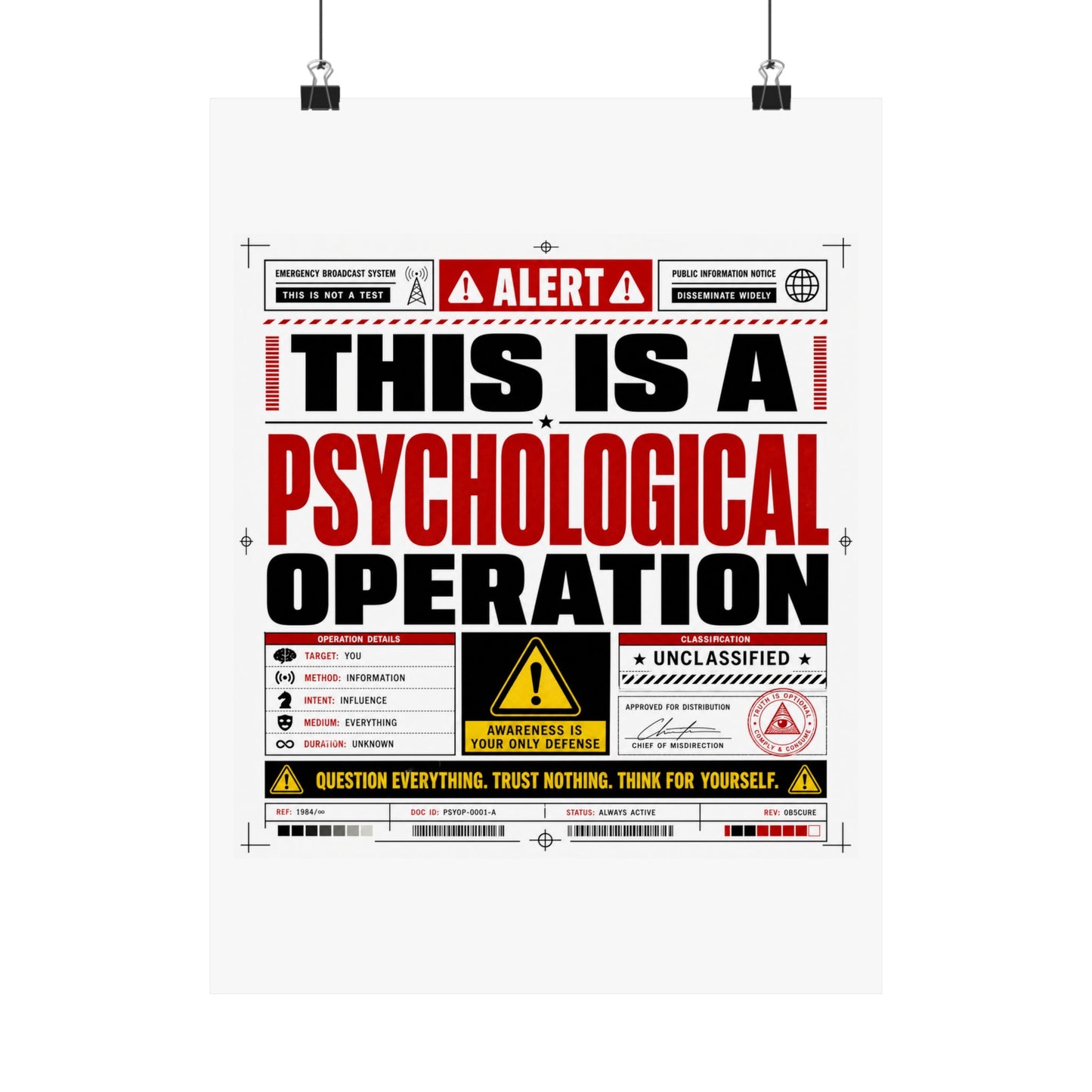 psychological-operation Poster