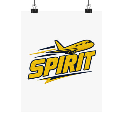 spirit-airlines-logo-mashup Poster