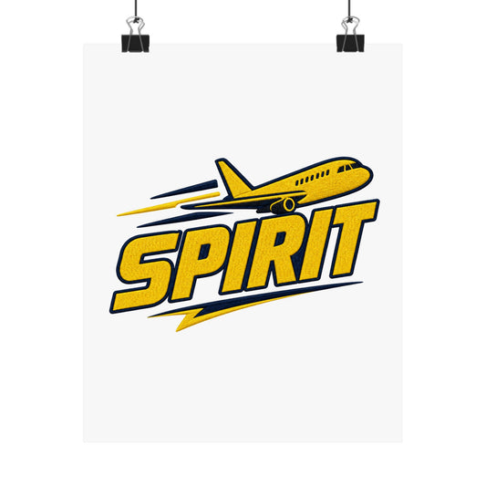 spirit-airlines-logo-mashup Poster