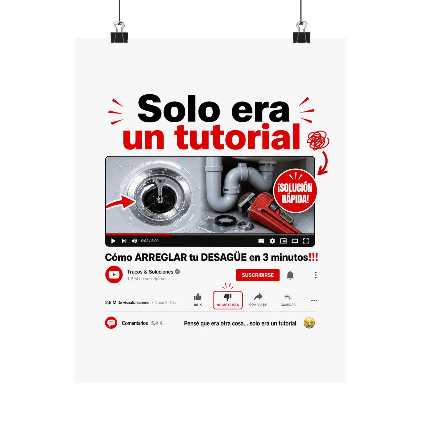 solo-era-un-tutorial Poster