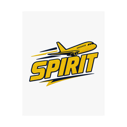 spirit-airlines-logo-mashup Poster