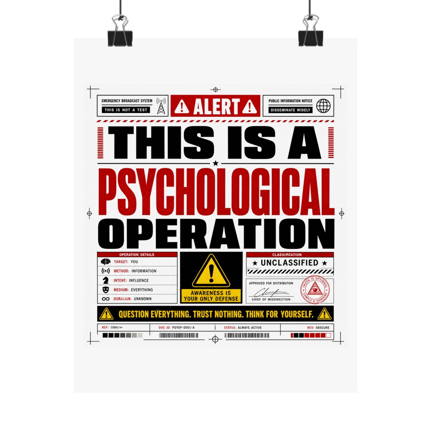 psychological-operation Poster