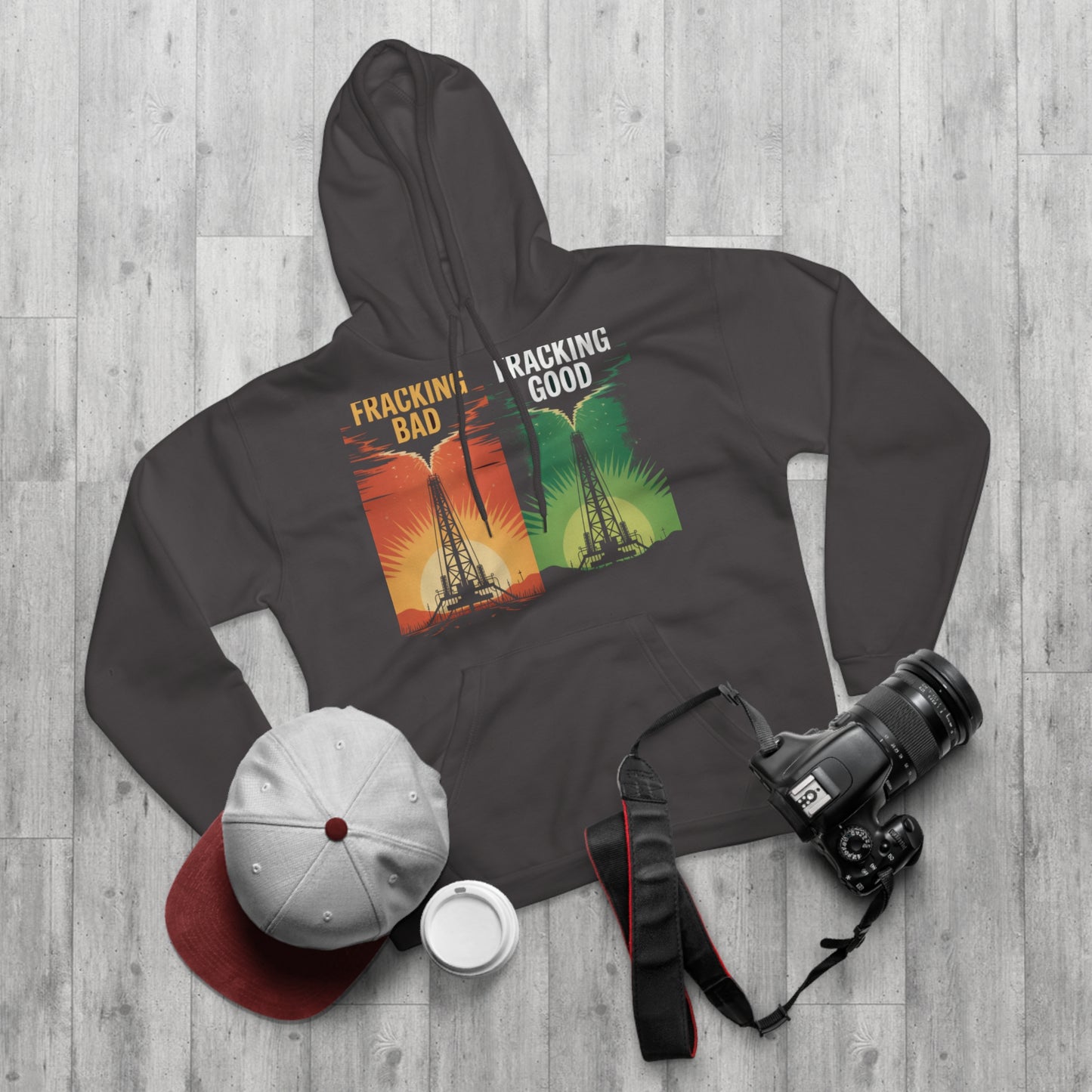 Fracking Our Way to Climate Salvation Hoodie
