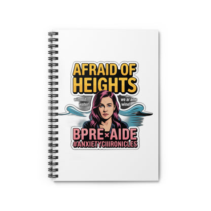 Afraid of Heights (But Only With Water Below) Notebook