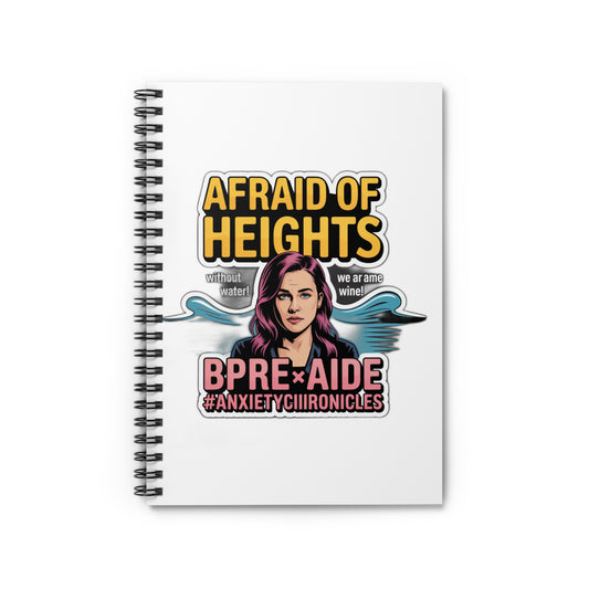 Afraid of Heights (But Only With Water Below) Notebook
