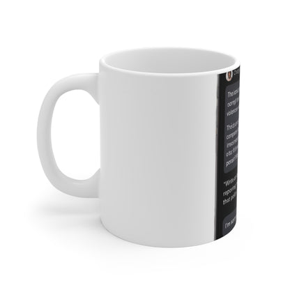 ChatGPT Wrote This Apology Mug