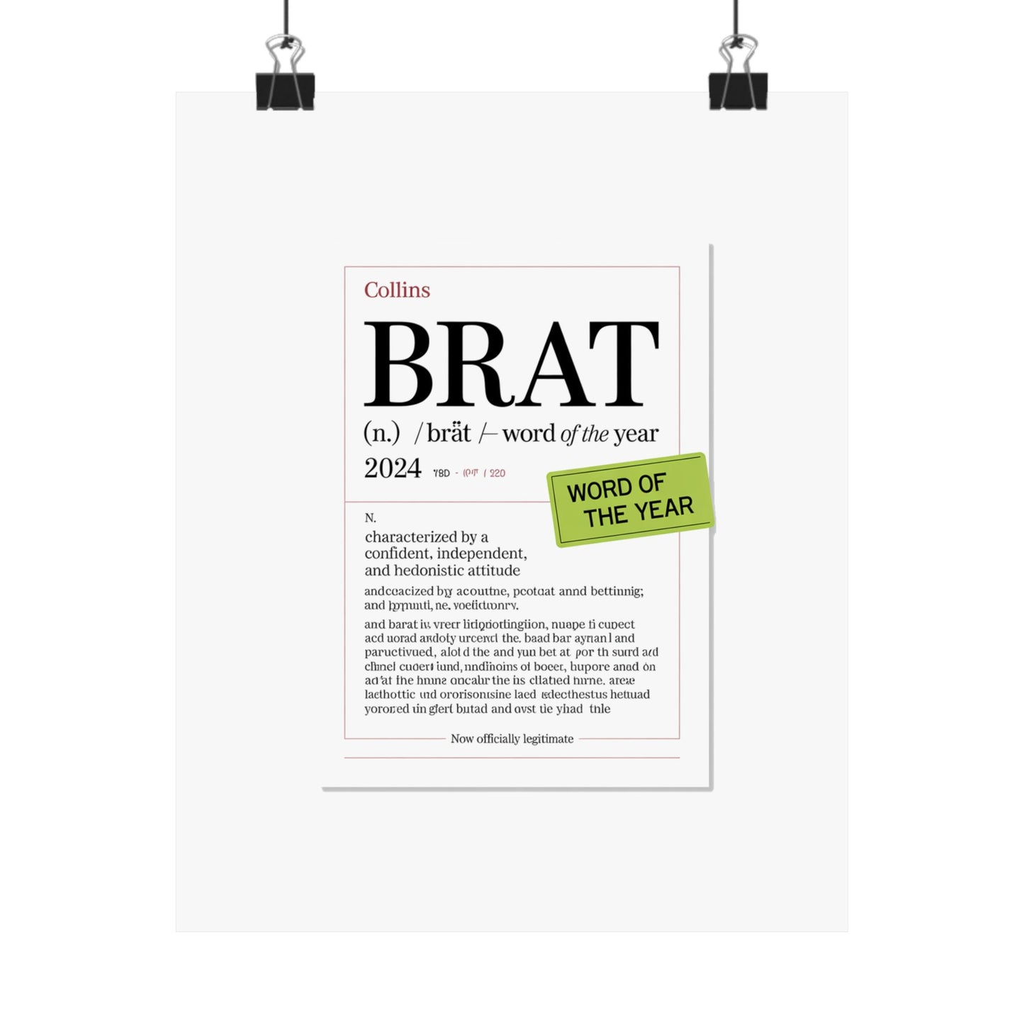 Product Poster