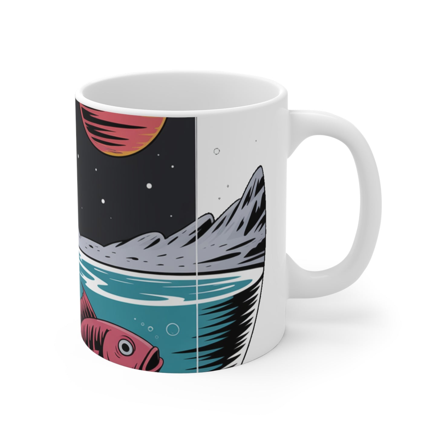 Just Checking on That Space Fish Mug