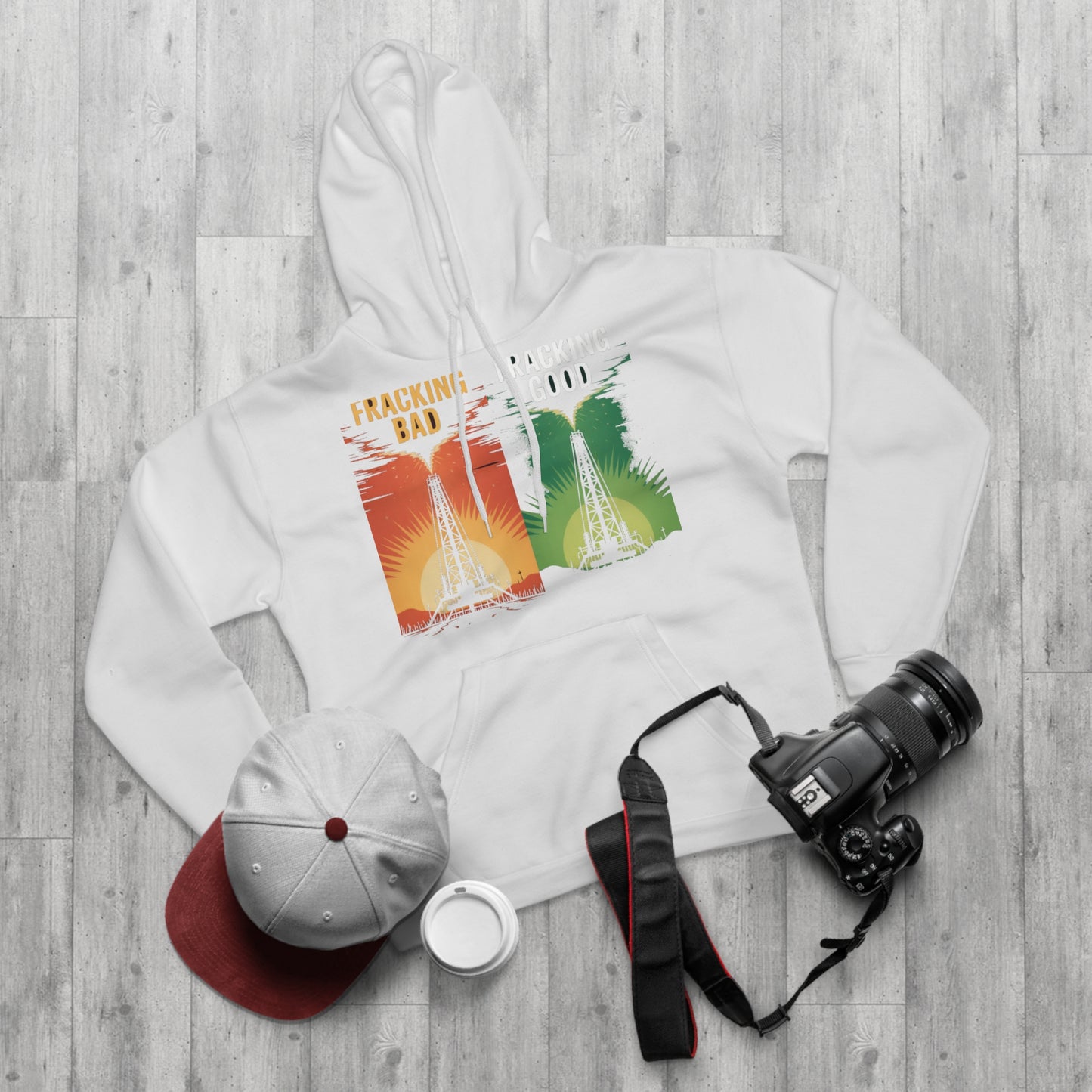 Fracking Our Way to Climate Salvation Hoodie
