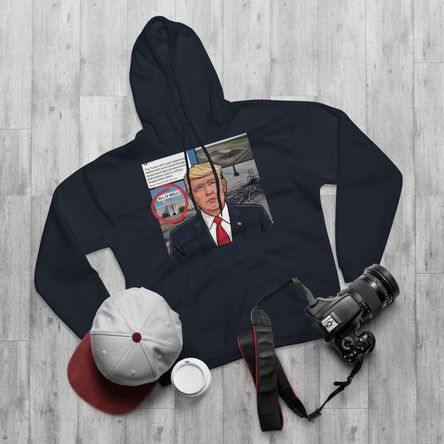 The 'Hidden Damage' Irony Hoodie