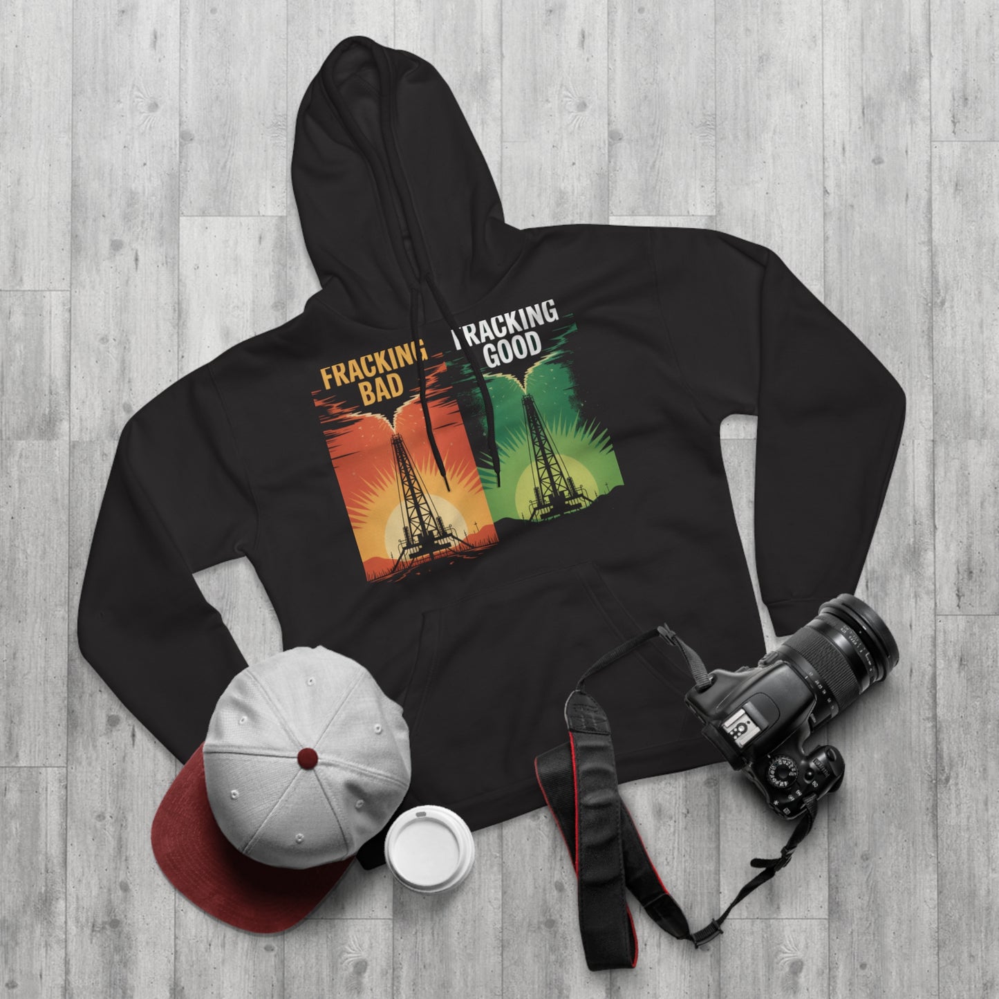 Fracking Our Way to Climate Salvation Hoodie