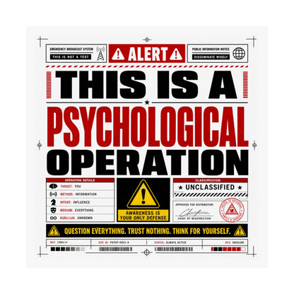 psychological-operation Poster
