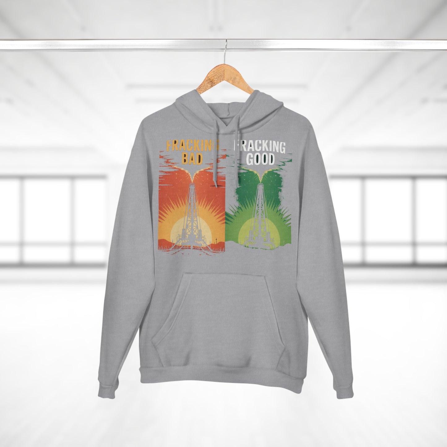 Fracking Our Way to Climate Salvation Hoodie