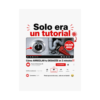 solo-era-un-tutorial Poster