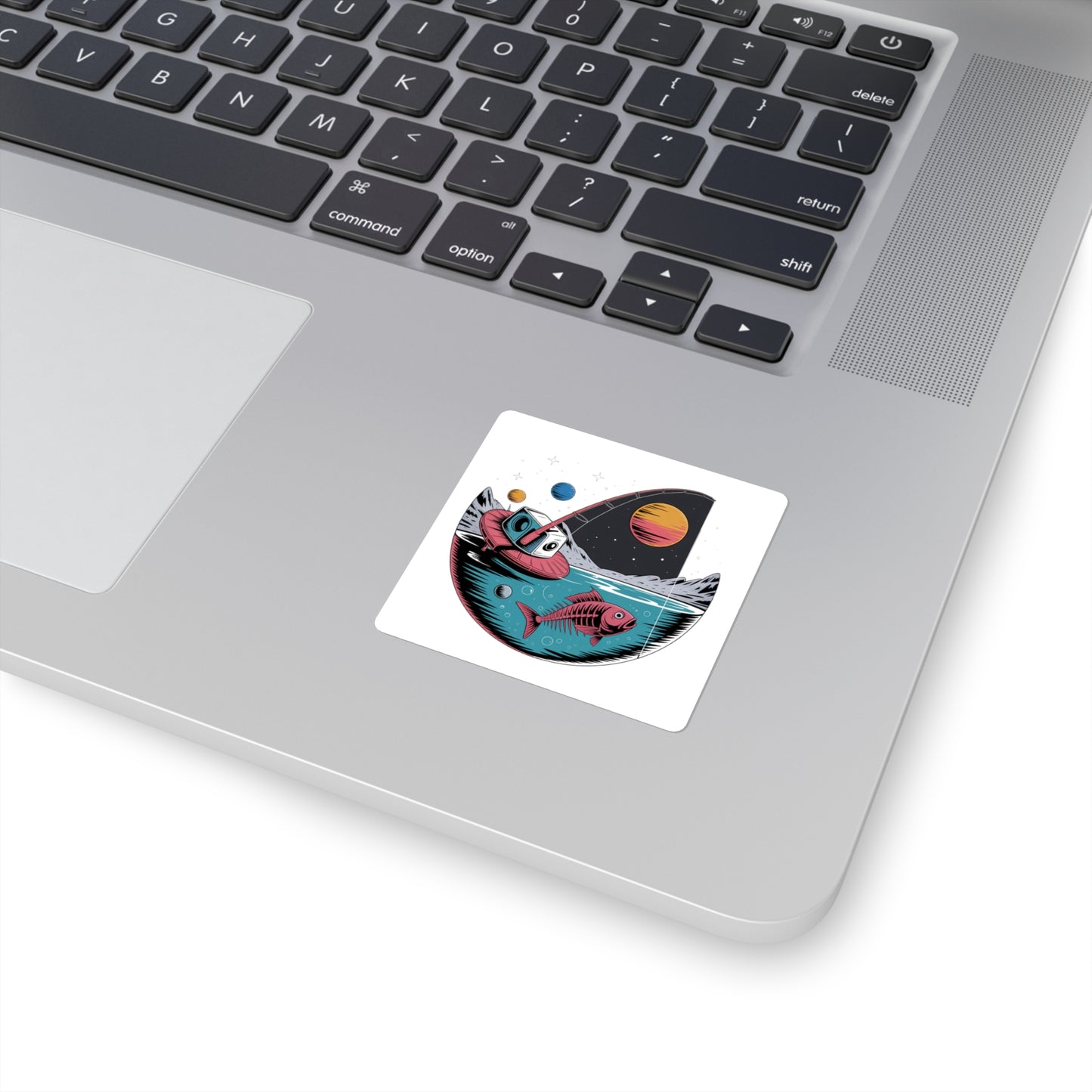 Just Checking on That Space Fish Sticker