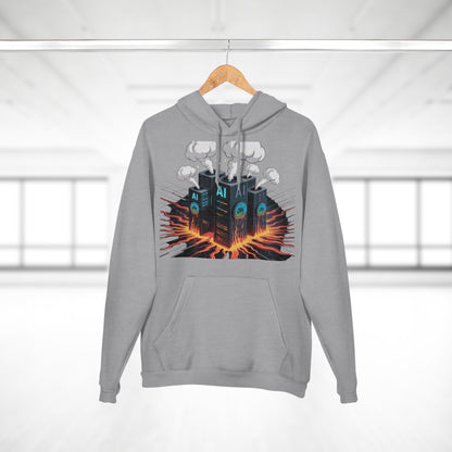 AI's Hunger Solved by Earth's Belly Hoodie