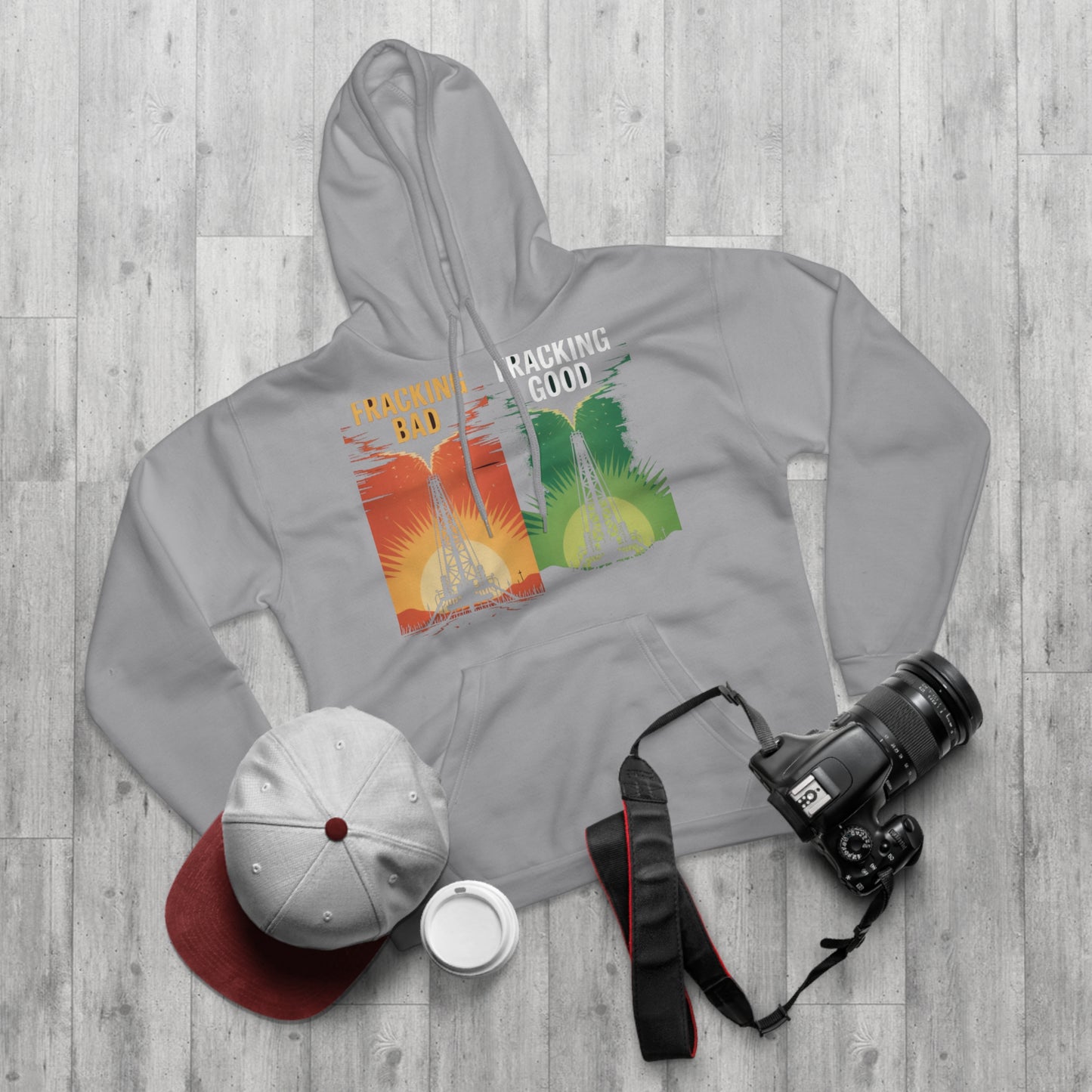 Fracking Our Way to Climate Salvation Hoodie