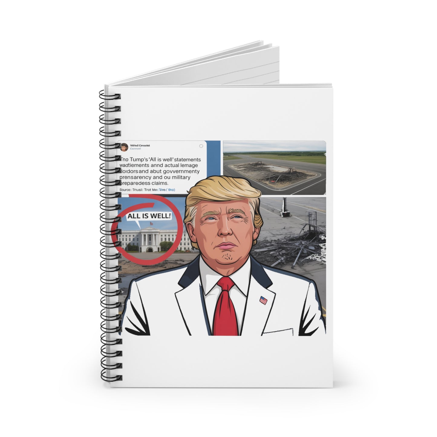 The 'Hidden Damage' Irony Notebook