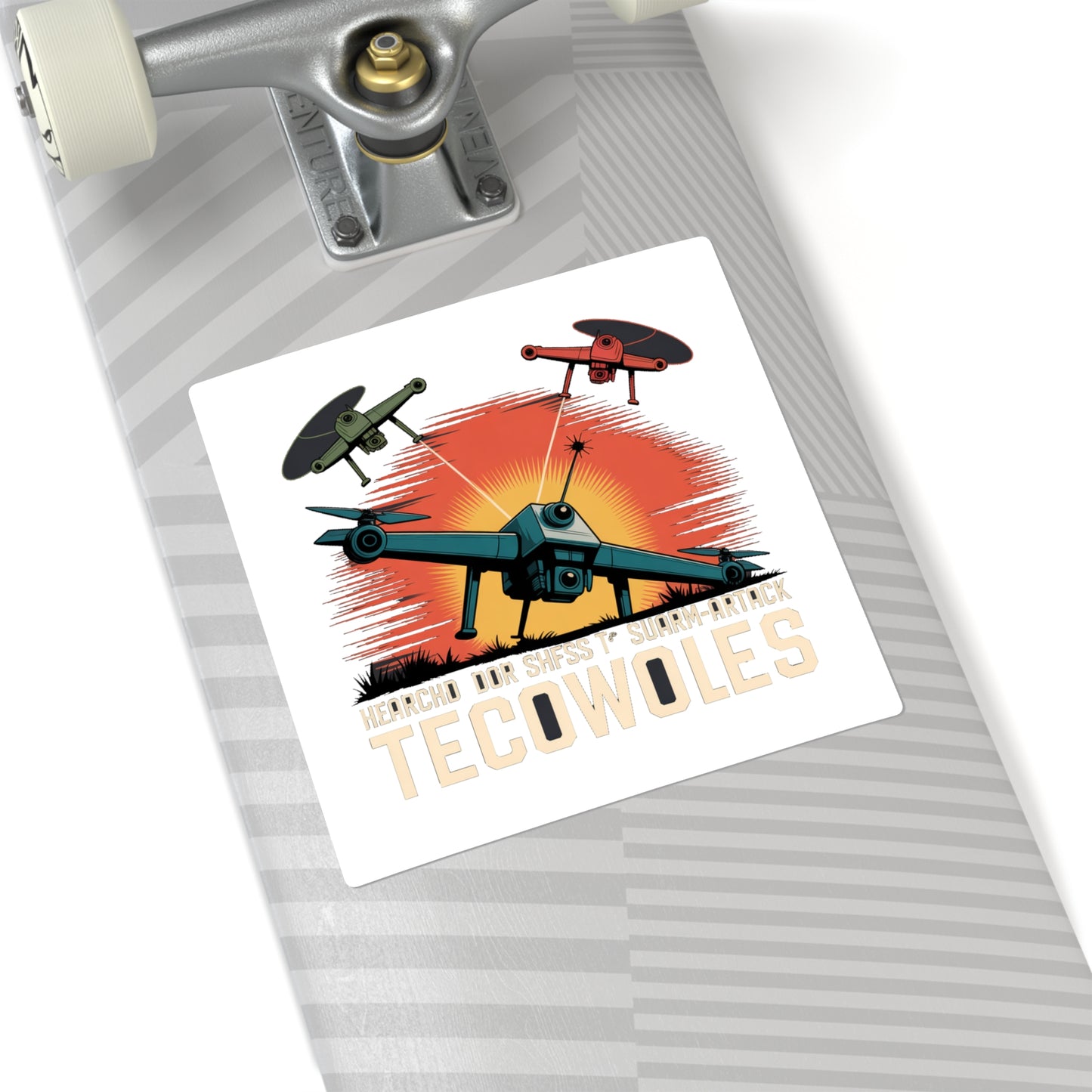 Drone vs Drone Future Sticker