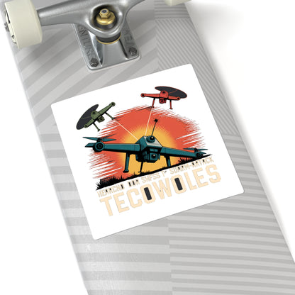 Drone vs Drone Future Sticker