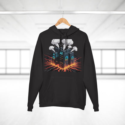 AI's Hunger Solved by Earth's Belly Hoodie