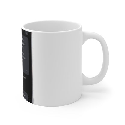 ChatGPT Wrote This Apology Mug