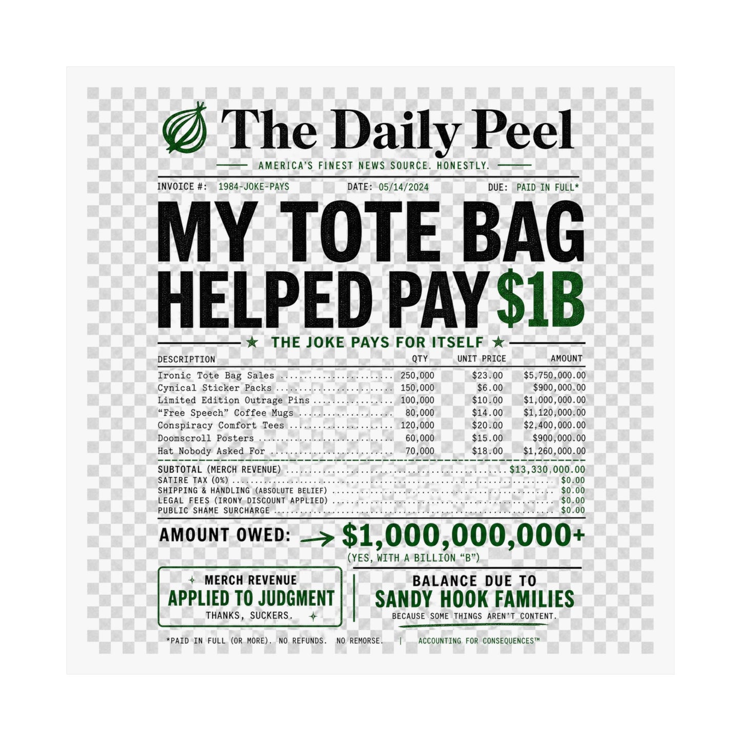 billion-dollar-irony Poster