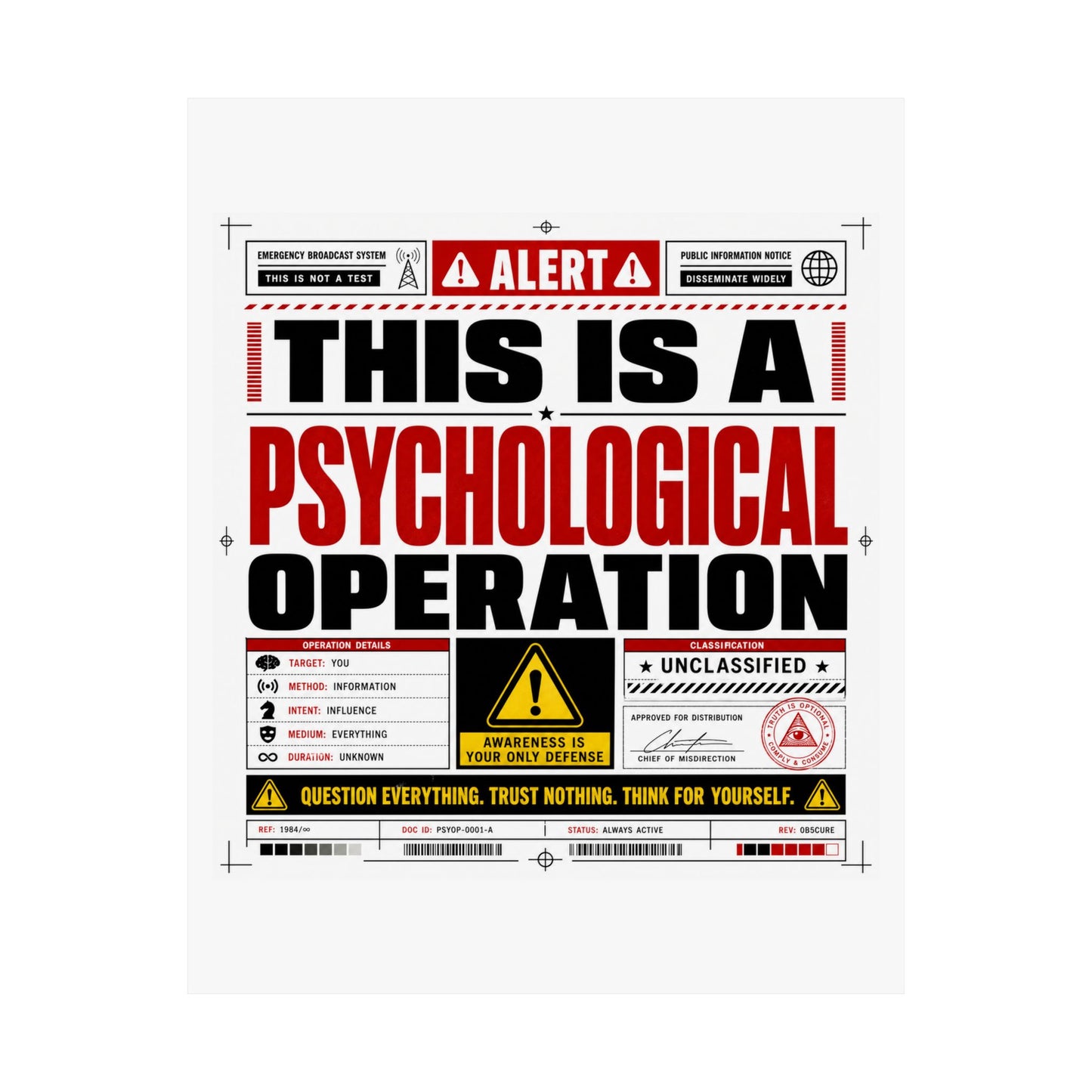 psychological-operation Poster
