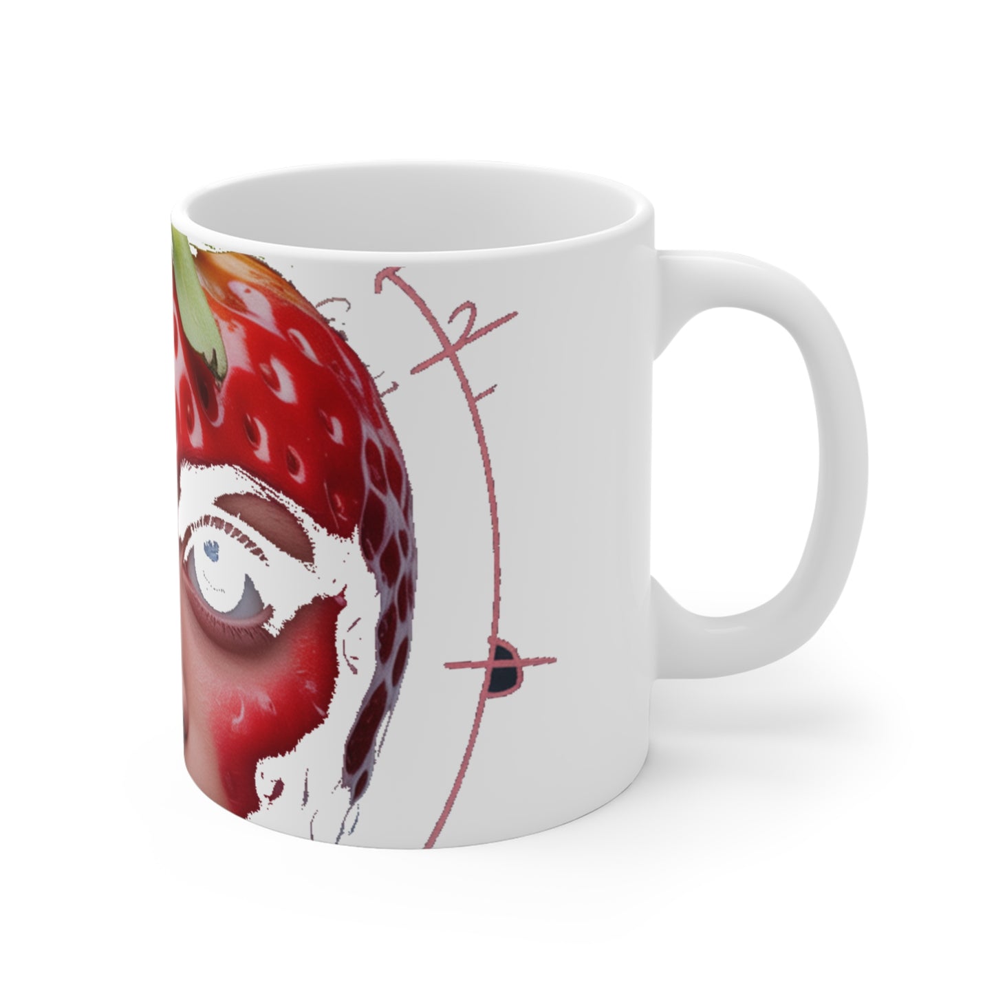 Fruits Uncanny Valley Mug