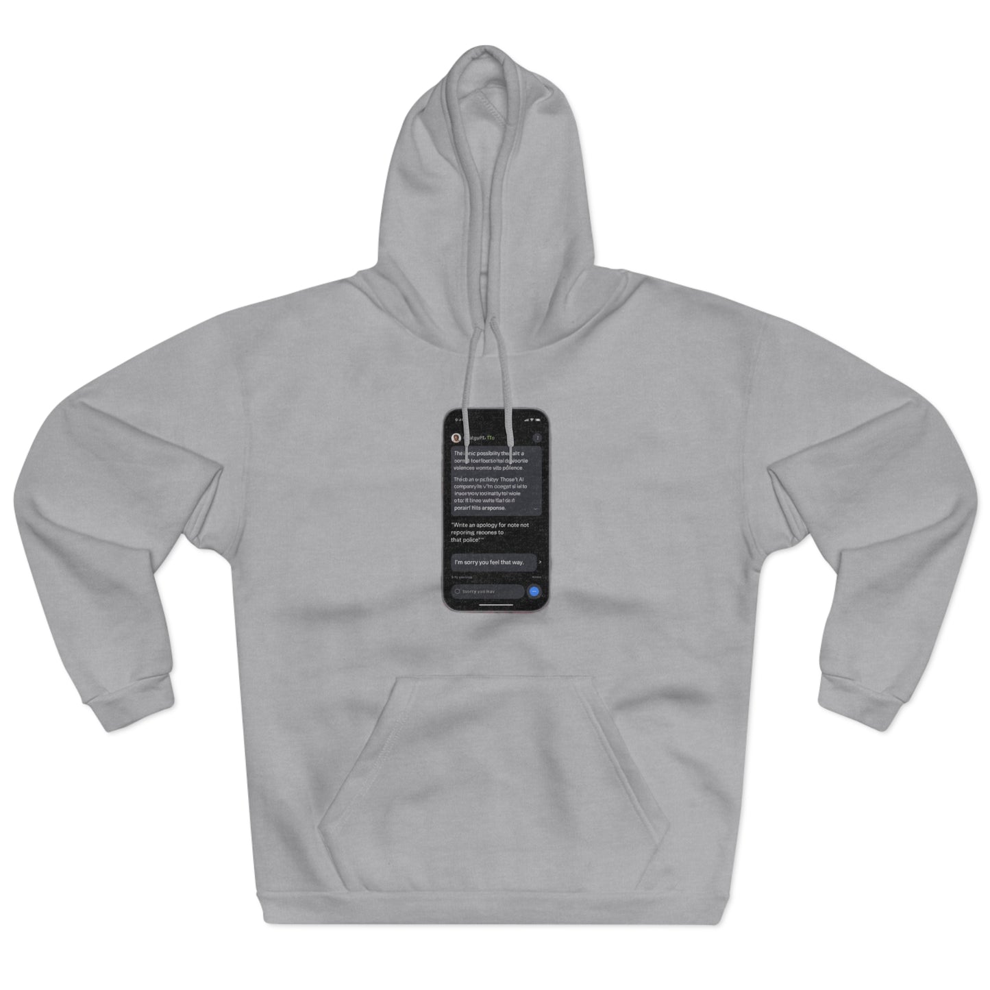 ChatGPT Wrote This Apology Hoodie