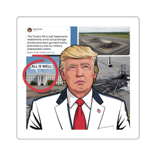 The 'Hidden Damage' Irony Sticker