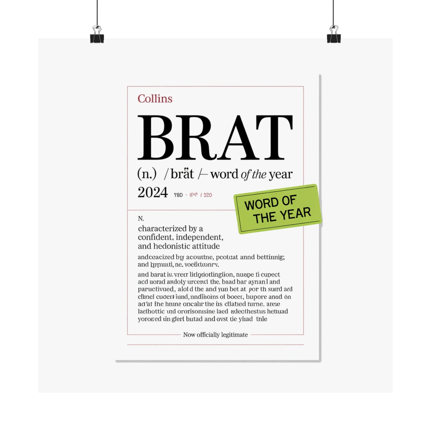 Product Poster