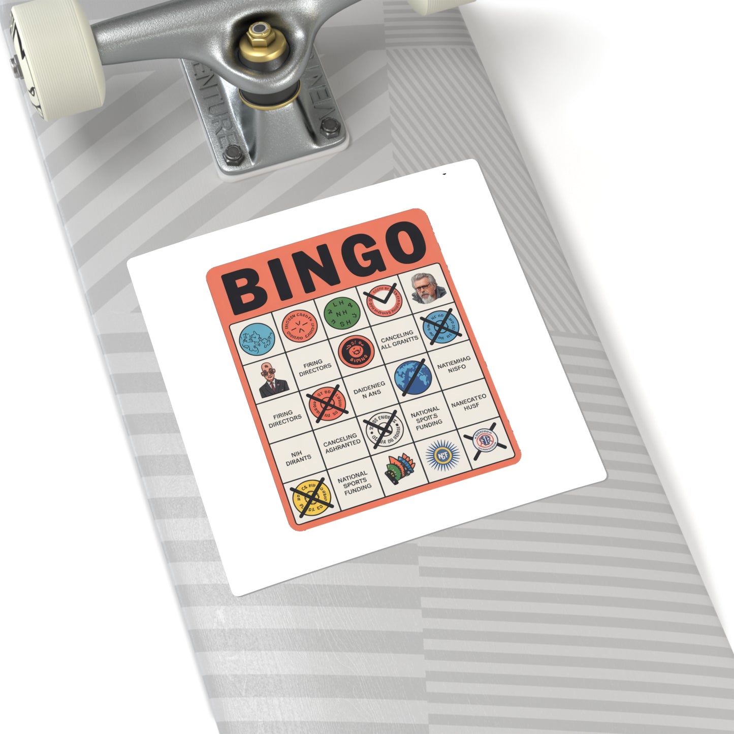NSF Crisis Bingo Sticker