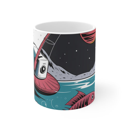 Just Checking on That Space Fish Mug
