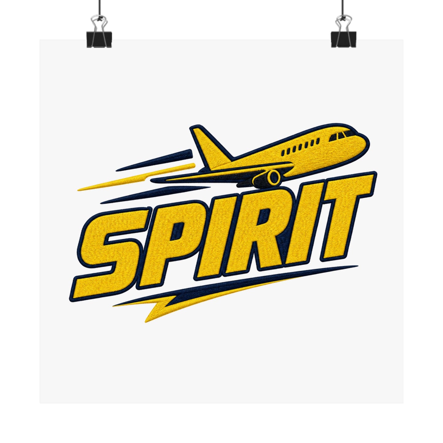 spirit-airlines-logo-mashup Poster