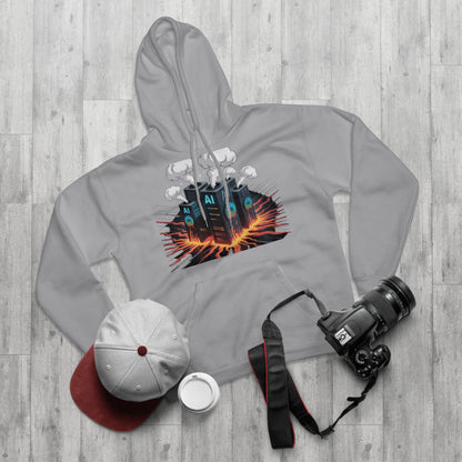 AI's Hunger Solved by Earth's Belly Hoodie