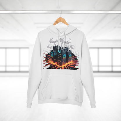 AI's Hunger Solved by Earth's Belly Hoodie