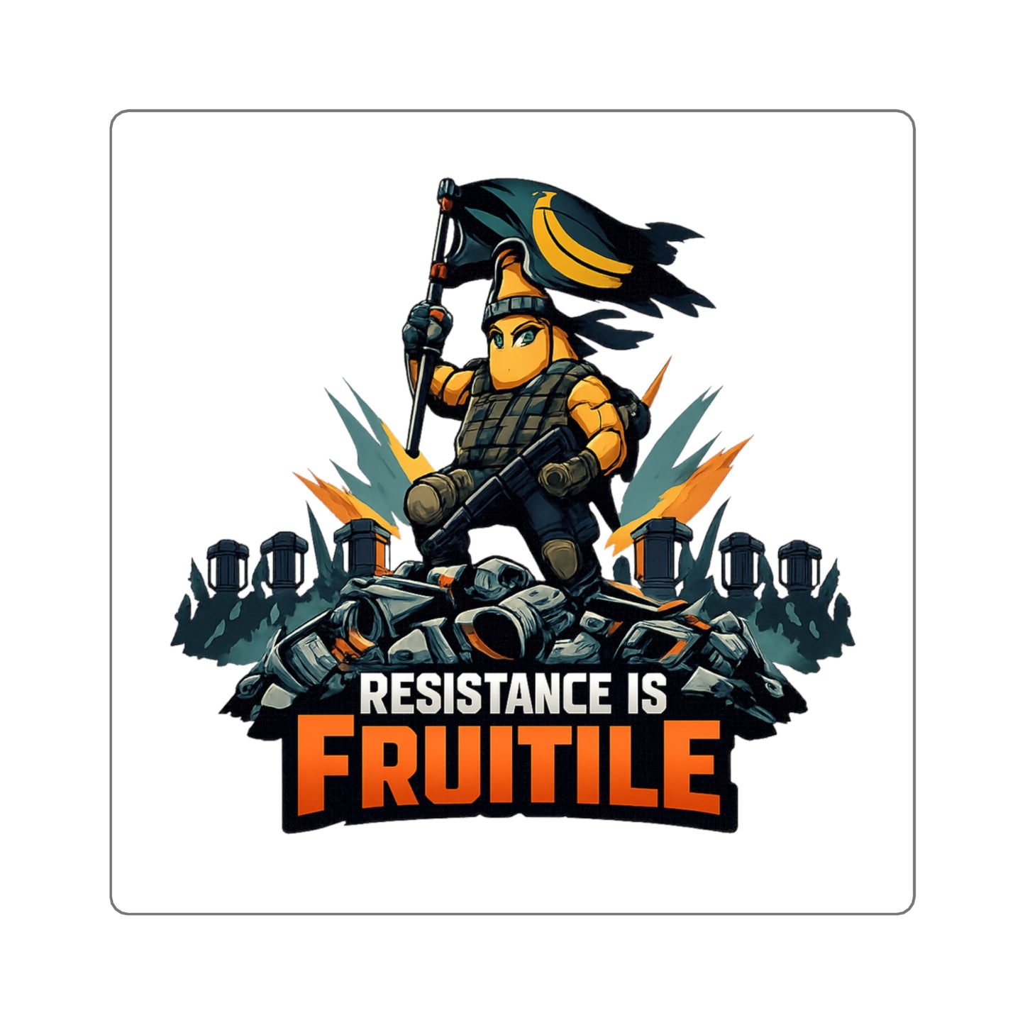 Sticker — dystopian-banana-chronicles