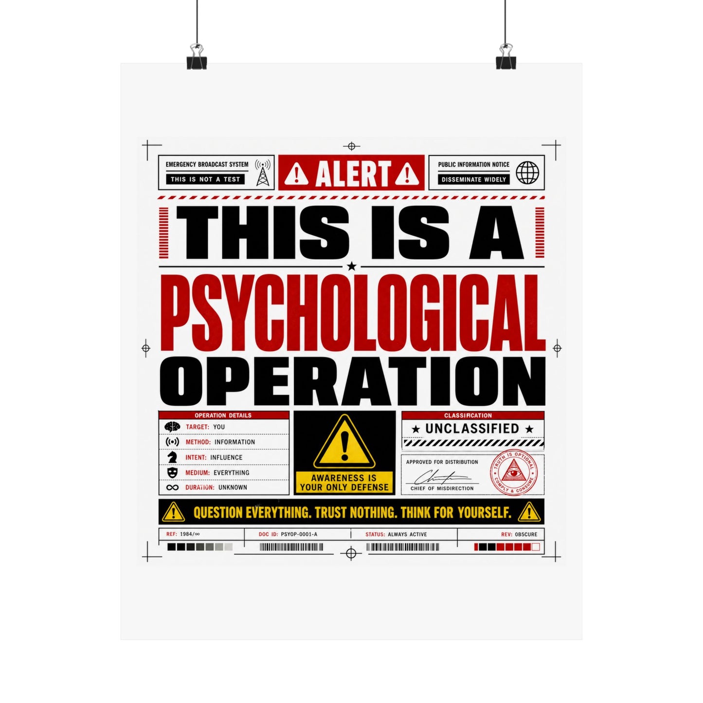 psychological-operation Poster